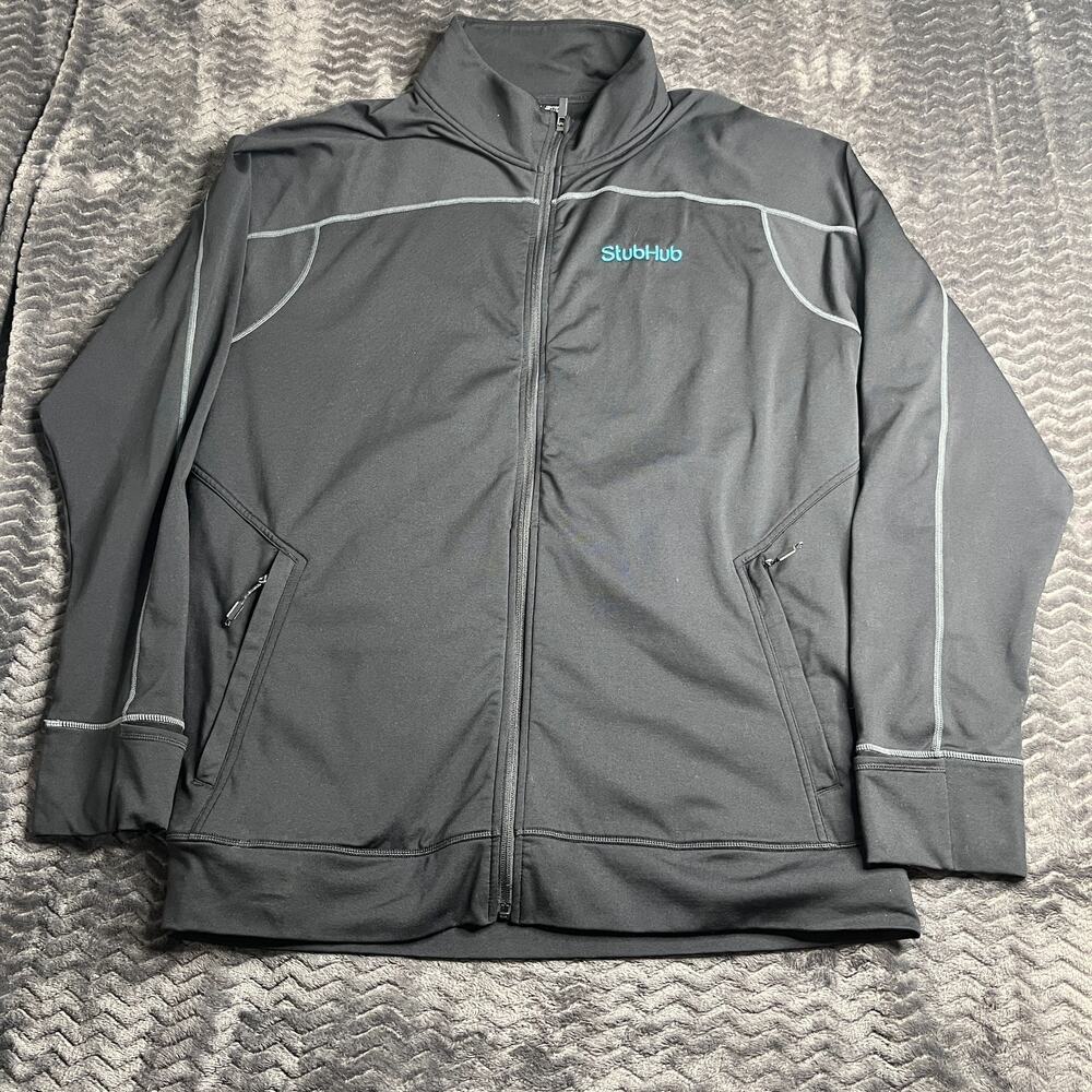 Stormtech Performance Black Softshell Jacket Men Size 3XL lined full zip